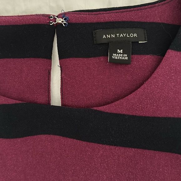 ✨ CLEAR OUT SALE ✨ Ann Taylor Striped Sleeveless Blouse - Picture 5 of 7